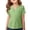 Green, variant on LLYWEY Toddler Girls V Neck T Shirts, Girls’ Tees, Kids Summer Short Sleeve Tops Solid Casual Loose Blouses T-Shirt Age 3-12 Years, Green, 13T