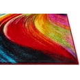 thumbnail image 4 of Well Woven Aurora Multi Geometric Brush Stroke Runner Rug 2'3" x 7'3", 4 of 6