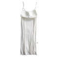 thumbnail image 3 of Nightgown with Built in Bra Sexy Full Slips Sleepwear Summer Sleeveless Nightshirt Chemise Lounge Dresses for Women, 3 of 8