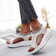 thumbnail image 4 of Zapatos planos de moda para mujer, sandalias informales de tacón de cuña hueca, zapatos de talla grande Wmkox8yii shjk4263, 4 of 8