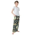 thumbnail image 4 of FORMRS Kids Pajama Pants with Pockets Size 9-10Y Boys Lounge Sleep Bottoms, Mystical Owls Pattern, 4 of 8