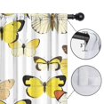 thumbnail image 4 of Blackout Kids Curtains,Yellow Butterfly Pattern Childrens Insulated Curtains Set Of 2,Bedroom Essentials,Toddler Room Decor 42"x63", 4 of 5