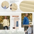 thumbnail image 5 of SUNBS Oversized Sweaters for Women Winter Crewneck Pullover - Cozy Knit Long Sleeve Top Casual Loose Fit Clothes, 5 of 9