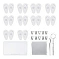 thumbnail image 1 of justharion 1 Set Glasses Nose Pad Different Choices Exquisite Appearance Easy Installment Long Service Life Transparent Spectacle Support A5 Nose Support Set, 1 of 6