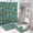 Pixel Art Style (2), variant on American Football Shower Curtain Set Pixel Art Style Bathroom 4-Piece Set