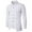 White, variant on Mens Long Sleeve Tops Clearance Men's Solid Color Slim Fake Two Personalized Double Front Long-sleeved Lapel Shirt