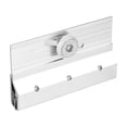 thumbnail image 2 of Bracket Roller Assembly Frameless Shower Door Top Bracket Roller Component Chrome Plated Aluminum for Glass Panels, 2 of 9