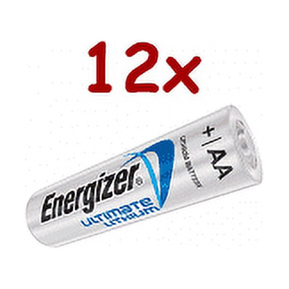 L91 x 12 Ultimate Lithium AA Battery 1.5v (One per zip bag)