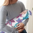 thumbnail image 4 of Picia Hawaiian Style Pattern Baby Soft Dot Blanket with Silky Satin Backing Baby Gifts for Boys and Girls (30" x 40"), 4 of 9