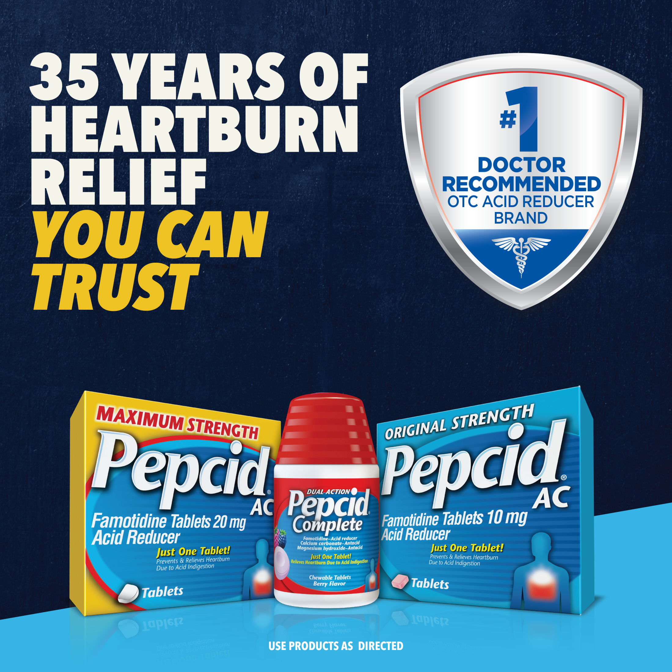 Pepcid AC Maximum Strength for Heartburn Prevention & Relief, 25 Ct - image 5 of 9