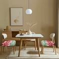 thumbnail image 4 of SEANATIVE Happy Christmas Chair Seat Covers Stretchable Dining Chair Covers 6 Pack Anti-Dust Chair Seat Slipcovers with Elastic Bottom Living Dining Room Hotel Home Kitchen Xmas Decor, 4 of 7