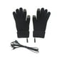 thumbnail image 2 of Guantes calefactables eléctricos con USB, conectados a un adaptador para portátil para calentar las manos. Negro, 2 of 9