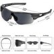 thumbnail image 2 of polarized sports sunglasses form women youth glasses UV400 protection cycling running driving fishing golf motorcycle baseball, 2 of 5