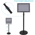 thumbnail image 4 of Poster Sign Stand, A4 Heavy Duty Pedestal Floor Standing Poster Board Frame Adjustable Height Poster Display Stand Sign Holder, Vertical and Horizontal View Sign Displayed, 4 of 7
