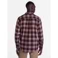 thumbnail image 3 of George Men's and Big Men's Double Pocket Flannel Shirt, Sizes XS-3XLT, 3 of 5