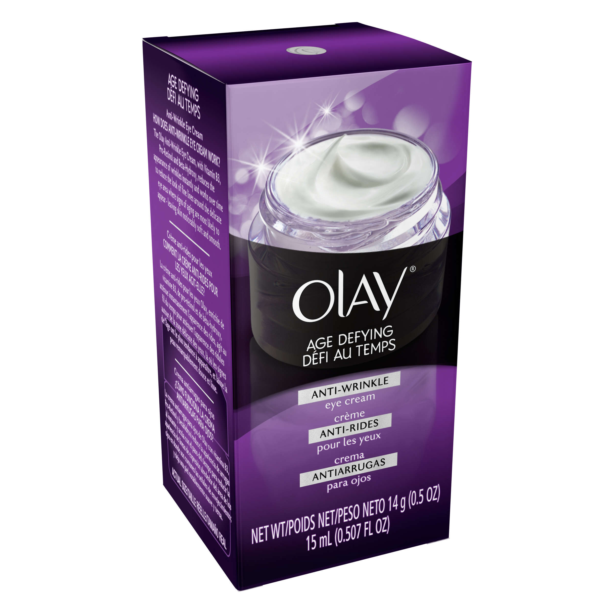 Olay Age Defying Anti-Wrinkle Eye Cream 14g (0.5 OZ) - image 3 of 6