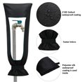 thumbnail image 5 of Vadktai Outdoor Faucet Covers for Winter Freeze Protection, 25"X10" Hose Bib Covers for Winter,Reusable Thicker Waterproof Insulated Spigot Cover, 5 of 8