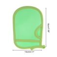 thumbnail image 2 of Unique Bargains 1 Pc Shower Gloves Body Scrubber for Bathroom 7.08"x5.11" Green, 2 of 6