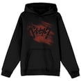 thumbnail image 6 of Berserk Grunge Art Kanji Logo Long Sleeve Women's Black Hooded Sweatshirt-6XL, 6 of 7