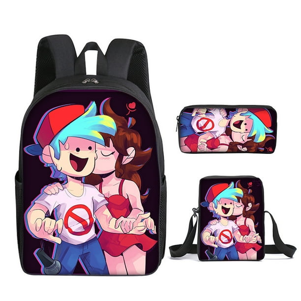 Set de mochilas Friday Night School de 3 piezas para niños