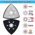thumbnail image 3 of 4 Pieces Triangle Sander Pad, Triangle Sanding Pad, Sanding Plate Multi-Function Tool, Multi-Function Tool Accessory, for Wood, Metal, Hard Plastic, Sanding, Rust Removal, 3 of 5