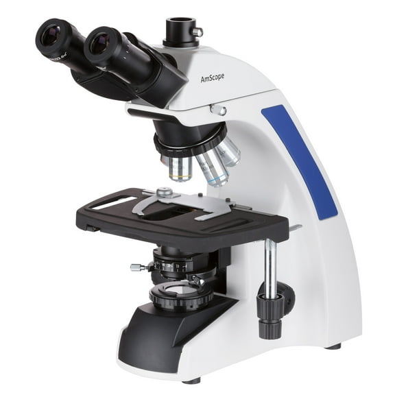 AmScope 40X-2500X Plan Infinity Kohler Laboratory Trinocular Compound Microscope New