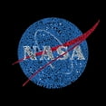 thumbnail image 2 of LA Pop Art Women's Word Art T-Shirt - NASA's Most Notable Missions, 2 of 2
