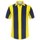 thumbnail image 1 of Camisas hawaianas manga corta botones botones a rayas playeras amarillo marino T L, 1 of 6