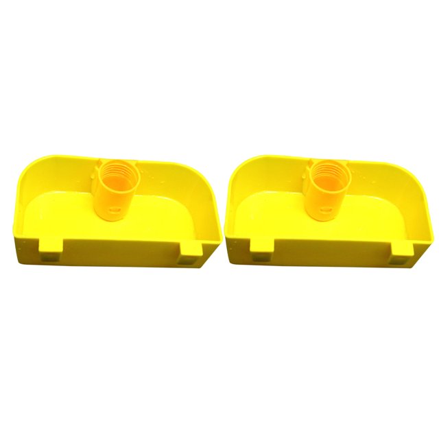 WRITWAA 2Ud Bebedero Para Jaula Amarillo Material De Calidad Para Y