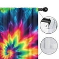 thumbnail image 4 of Blackout Kids Curtains,Rainbow Tie Dye Mandala Pattern Childrens Insulated Curtains Set Of 2,Bedroom Essentials,Toddler Room Decor 52"x84", 4 of 5
