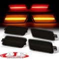 thumbnail image 2 of AJP Distributors Front Amber Rear Red LED Bumper Side Marker Lights Lamps Signal Reflectors Smoke Compatible/Replacement For Audi A7 S7 RS7 C7 2012 2013 2014 2015 2016 2017 2018 12 13 14 15 16 17 18, 2 of 8