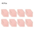 thumbnail image 3 of Uxcell 40 Pcs Bolsa de Joyería de Microfibra 3.1 × 3.1 Pulgadas, Rosa, 3 of 5