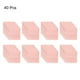 thumbnail image 3 of Uxcell 40 Pcs Bolsa de Joyería de Microfibra 3.1 × 3.1 Pulgadas, Rosa, 3 of 5