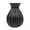 Black #0, variant on Nrmrqz Hydroponic Vase | Plastic Imitation Ceramic Flower Vase | 6.69" Pineapple Designs | Water Storage for Plants & Cut Flowers | Gray/Black/Red/Green