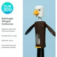 thumbnail image 2 of True Zoo Bald Eagle Winged Corkscrew Soft-Touch Wine Bottle Cork Opener Remover, 8.5", 2 of 7