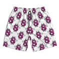 thumbnail image 3 of Uemuo Cute Number 8 Pattern Men's Swim Trunks Hawaiian Beach Bathing Suit Swimsuits Beach Quick-Dry Shorts with Pockets-, 3 of 9