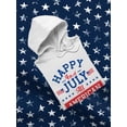 thumbnail image 3 of Happy 4Th Of July American Dad Hoodie Men -Image by Shutterstock, Male Large, 3 of 4