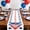 D, variant on Patriotic 1776 Table Runner 72.8x13.8in, Red White Blue Star & Flag Table Decor for 4th of July, Memorial Day & Veterans Day