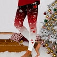 thumbnail image 2 of SZXZYGS Lined Leggings Women Petite Plus Size Women Casual Fashion Christmas Printed Sports Leggings Casual Yoga Leggings, 2 of 5