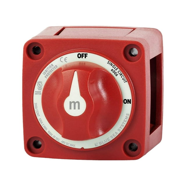Interruptor de encendido/apagado Zulema Marino 300A Circuito Único 6006