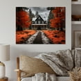thumbnail image 2 of Designart "Red Farmhouse Rustic gracefulness IV" Farm Metal Wall Art, 2 of 5