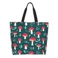 thumbnail image 1 of Balery Amanita Mushroom Bolsa Tote Estilo Estético con Cremalleras, Bolsa de Hombro, Bolsa de Compras Grande y Plegable, 1 of 8