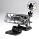 thumbnail image 4 of Car Fog Lights Bumper Driving Lamp Daytime Running LED Light for Chevy Silverado 1999-2002 Tahoe 20, 4 of 5