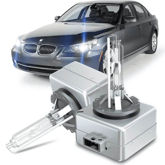 D1S HID Headlight Bulbs 35W 6000K Xenon White for BMW 528i 2008-2016 | High/Low Beam OE Replacement