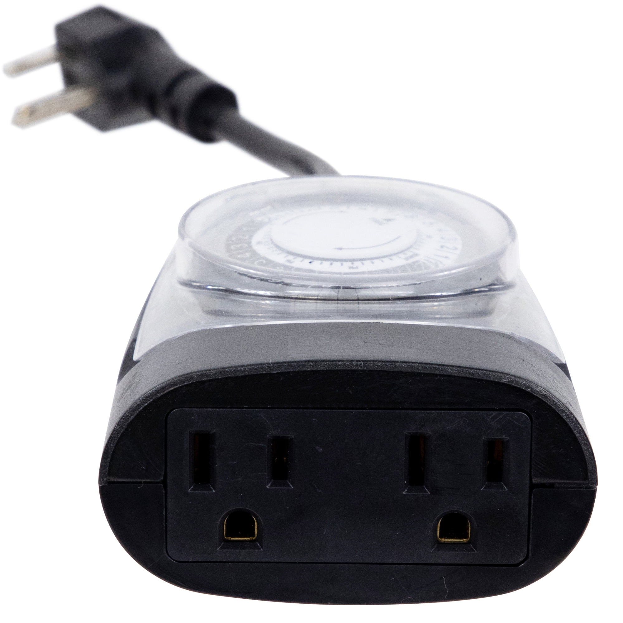 Northlight 24-Hour Heavy Duty Plug-In Timer - 5" - Black