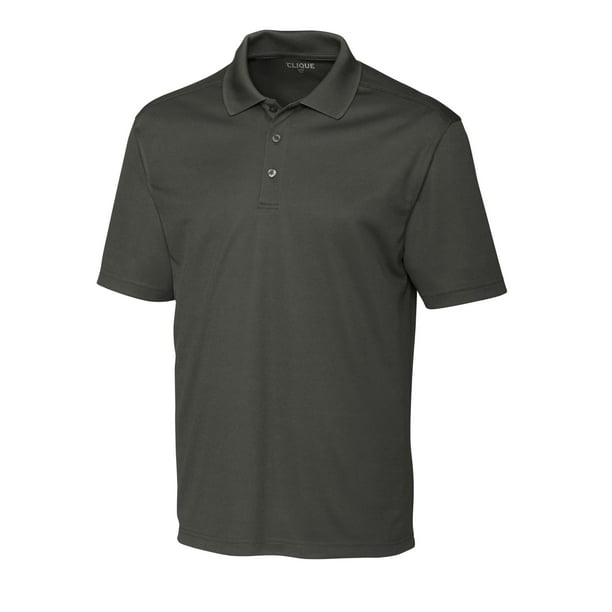 Clique Men's Short Sleeve Spin Pique Performance Golf Polo - Walmart ...