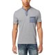 thumbnail image 1 of INC - Camiseta henley con bolsillo en contraste para hombre, gris, grande, 1 of 1