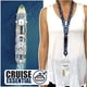 thumbnail image 4 of Carnival Cruise Luggage Tag Holder [4 Pack] & Lanyard for Ship Cards [2 Pack] Bundle - Large Tag Holders - Cruise Essentials 2025 & 2026 - Clear & Waterproof (Cruise Lanyards Blue & Pink), 4 of 9