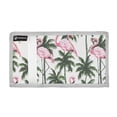 thumbnail image 2 of JIALIOU Nylon Trifold Card Wallet with ID Window Zipper Pocket for Men Women Teen Flamingos and Palm Trees, 2 of 7
