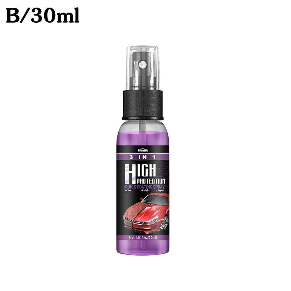 New 3 in 1 High Protection Quick Car Coat Ceramic Coating Spray Hydrophobic  